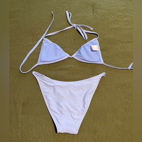 Light Blue/Purple Bikini Set - Picture 2 of 4
